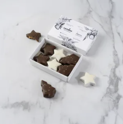 Caja Alfajor Navidad Nuez Almendra - 6u