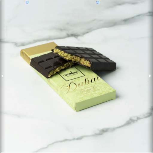 Barra Dubai Bitter 200gr